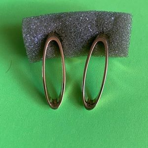 Gold tone earrings